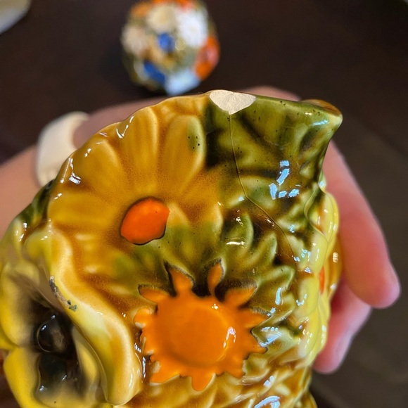 Vintage cream & sugar set - Picture 8 of 16